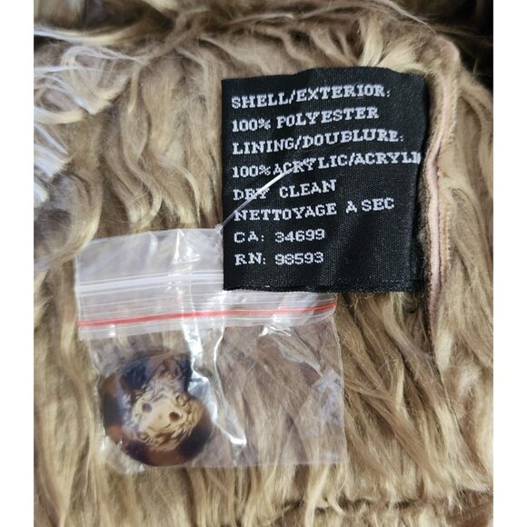 Trail of Painted Ponies Women's XL Long Jacket Faux Suede Fur Lined Stitched - Picture 11 of 11